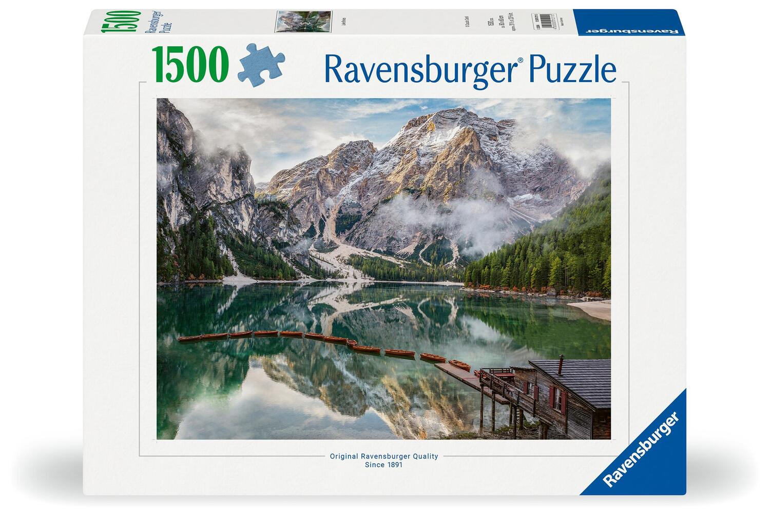 Cover: 4005555012115 | Ravensburger Puzzle 12001211 - Pragser Wildsee - 1000 Teile Puzzle...