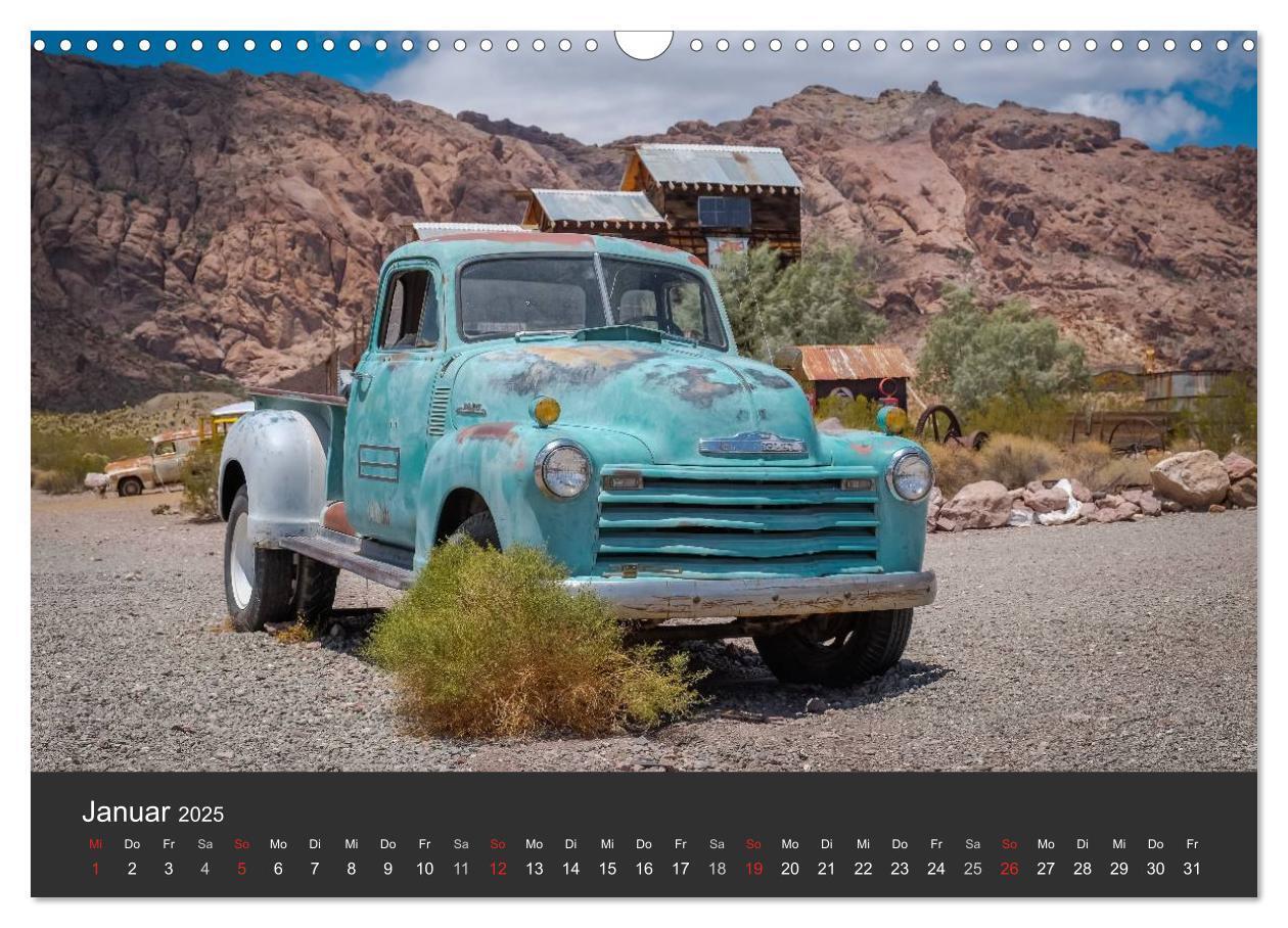 Bild: 9783435576302 | Vergessene Zeitzeugen entlang der Route 66 (Wandkalender 2025 DIN...