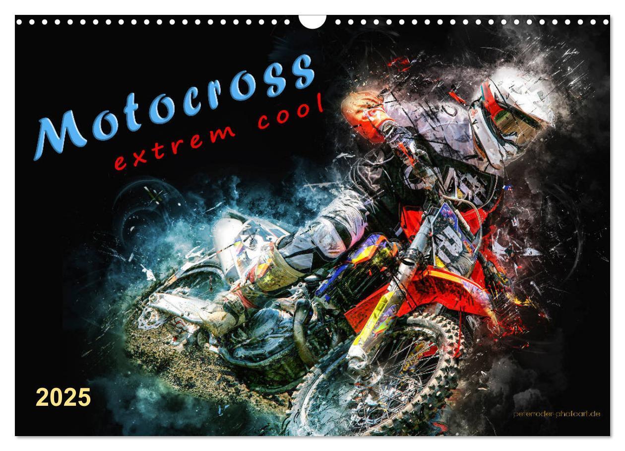 Cover: 9783435409891 | Motocross - extrem cool (Wandkalender 2025 DIN A3 quer), CALVENDO...