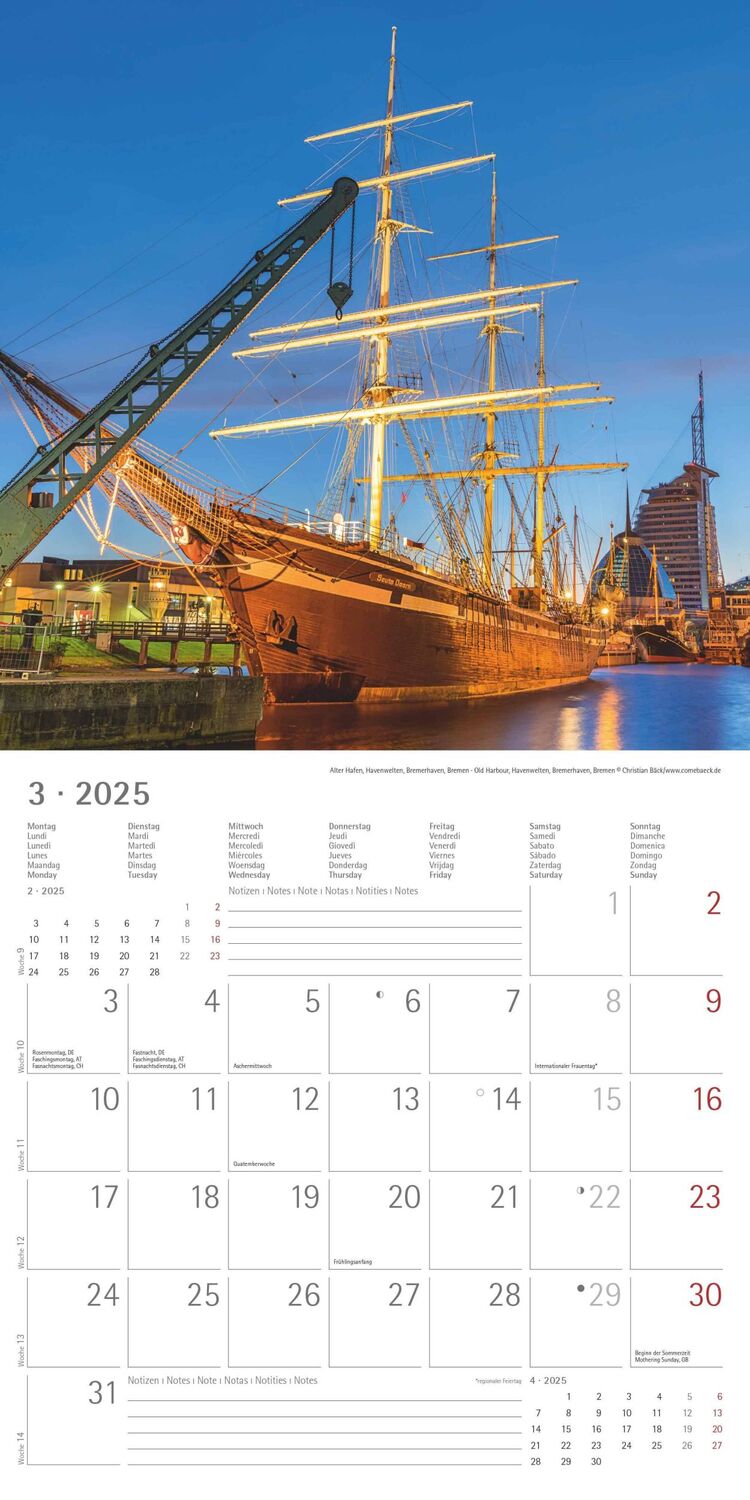 Bild: 4251732343088 | Deutschland 2025 - Broschürenkalender 30x30 cm (30x60 geöffnet) -...