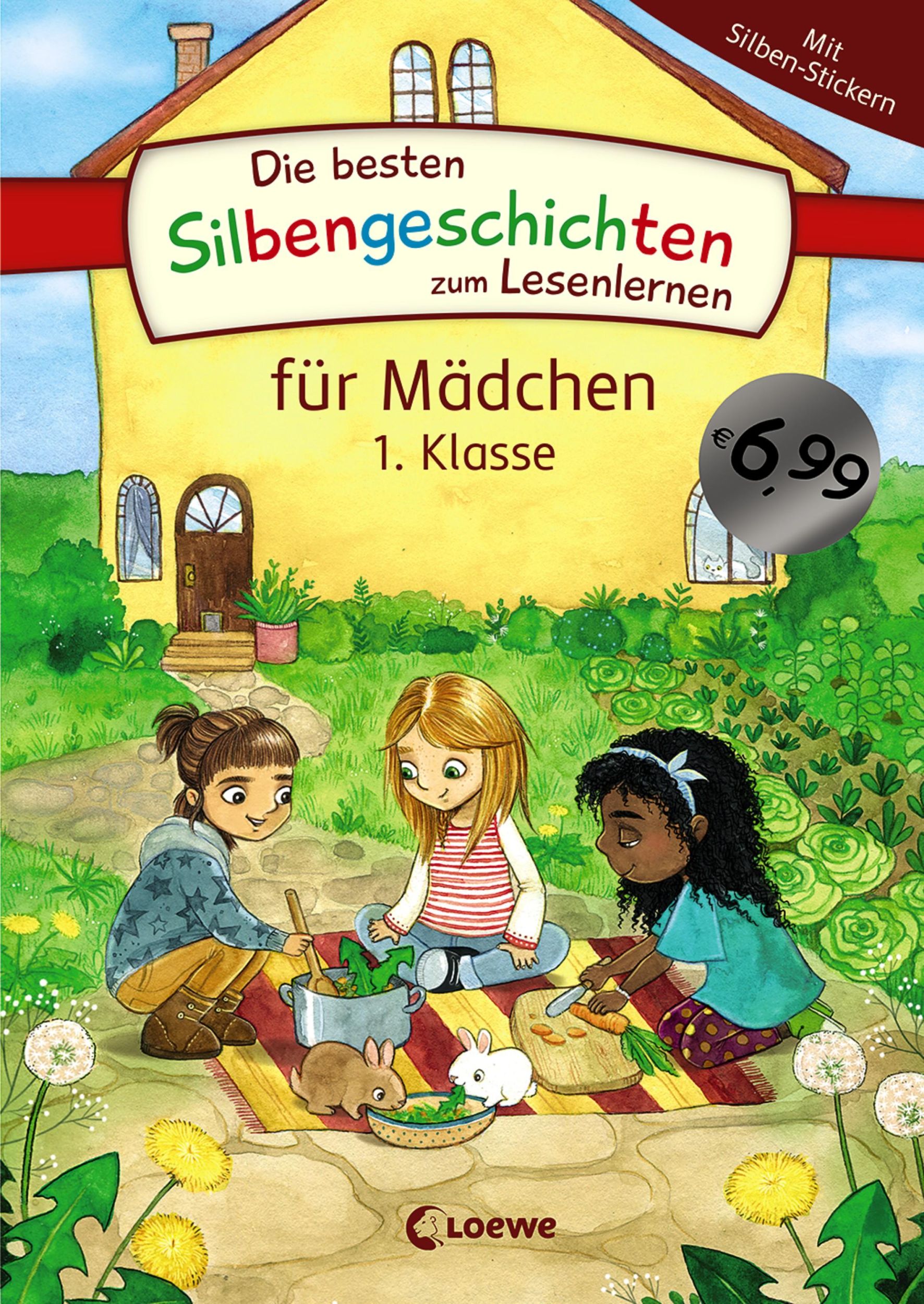 Cover: 9783743206502 | Die besten Silbengeschichten zum Lesenlernen für Mädchen 1. Klasse