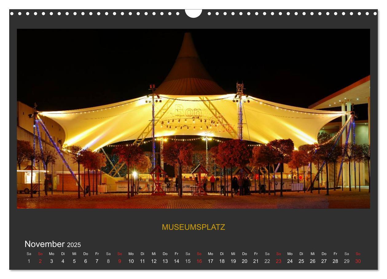 Bild: 9783435829682 | BONNER NACHTFARBEN (Wandkalender 2025 DIN A3 quer), CALVENDO...