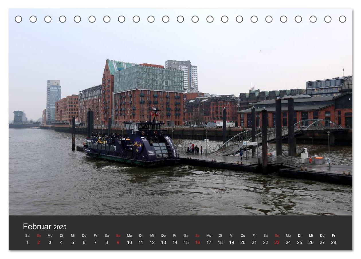 Bild: 9783435492886 | Hafen Hamburg 2025 (Tischkalender 2025 DIN A5 quer), CALVENDO...