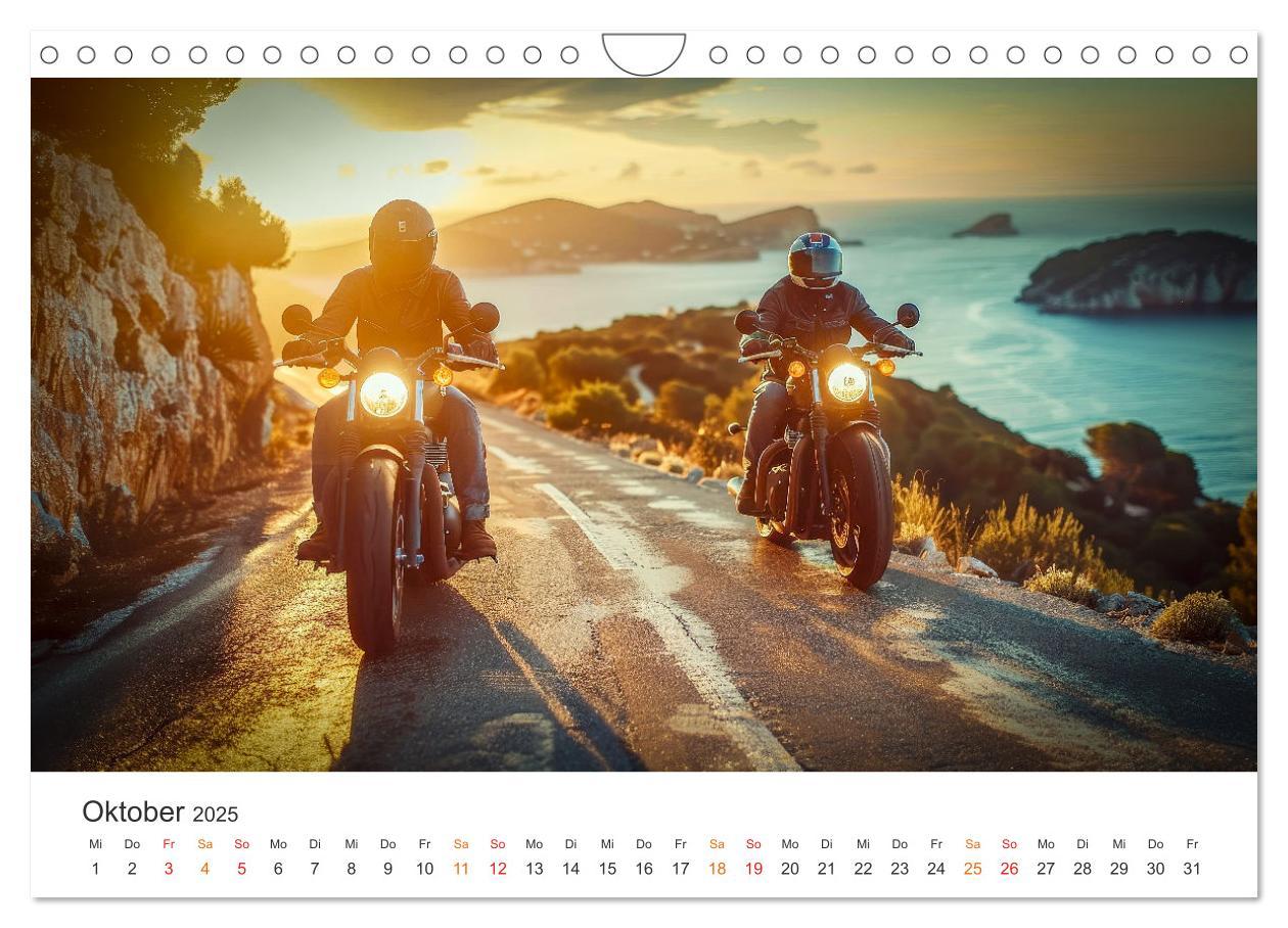 Bild: 9783383817052 | Motorrad tolle Momente (Wandkalender 2025 DIN A4 quer), CALVENDO...