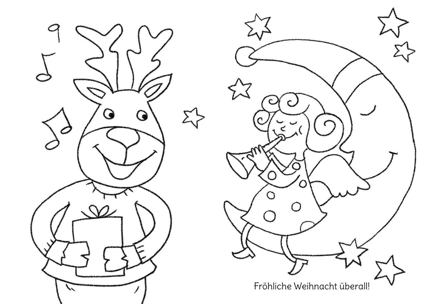 Bild: 9783551191595 | Ausmalbilder für Kita-Kinder: Mein erstes großes Malbuch: Weihnachten