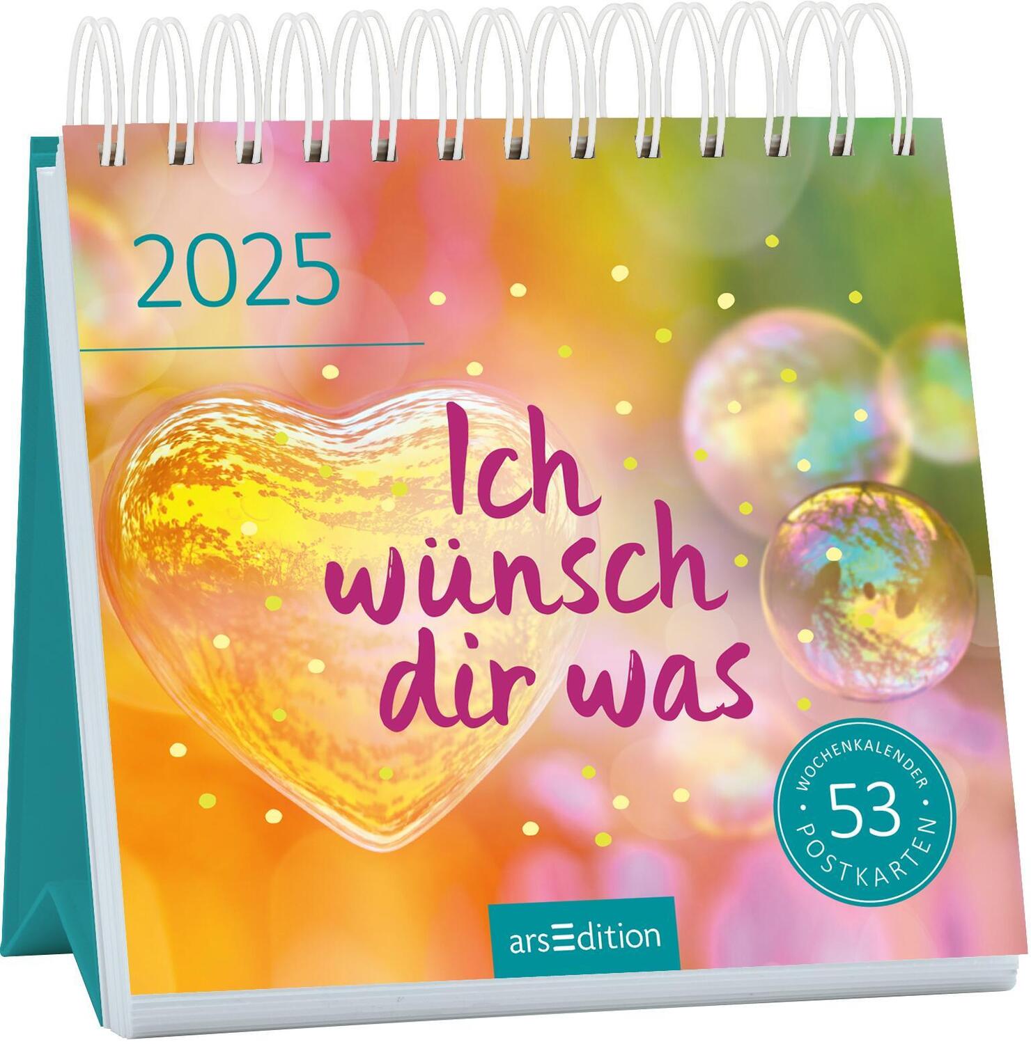 Cover: 4014489132790 | Postkartenkalender Ich wünsch dir was 2025 | Kalender | 108 S. | 2025