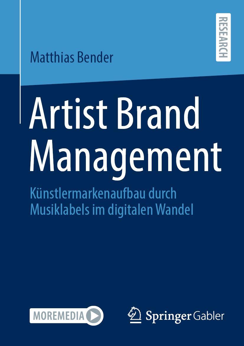 Cover: 9783658392079 | Artist Brand Management | Matthias Bender | Taschenbuch | Paperback