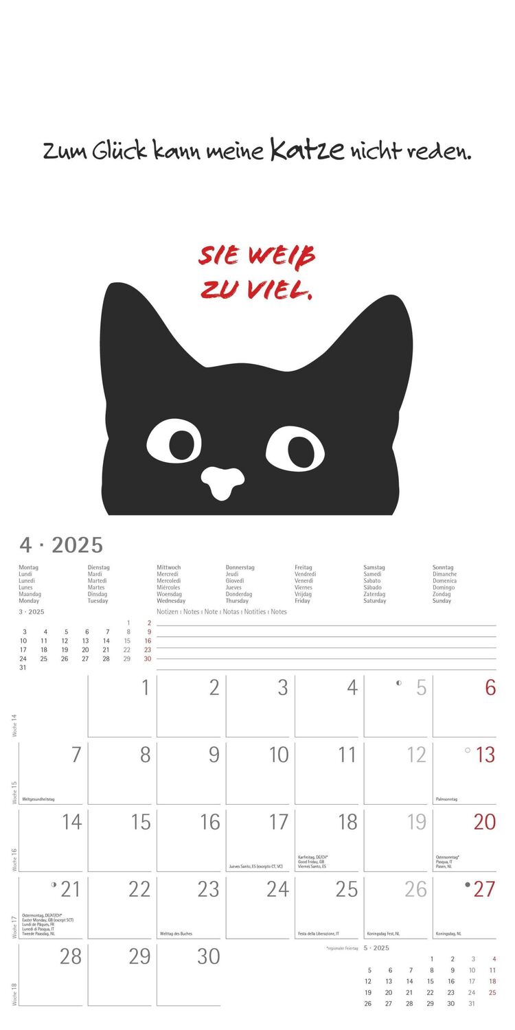 Bild: 4251732343132 | Sprüche 2025 - Broschürenkalender 30x30 cm (30x60 geöffnet) -...