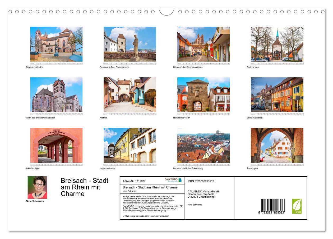 Bild: 9783383893513 | Breisach - Stadt am Rhein mit Charme (Wandkalender 2025 DIN A3...