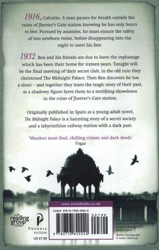 Rückseite: 9780753829240 | The Midnight Palace | Carlos Ruiz Zafon | Taschenbuch | 303 S. | 2012