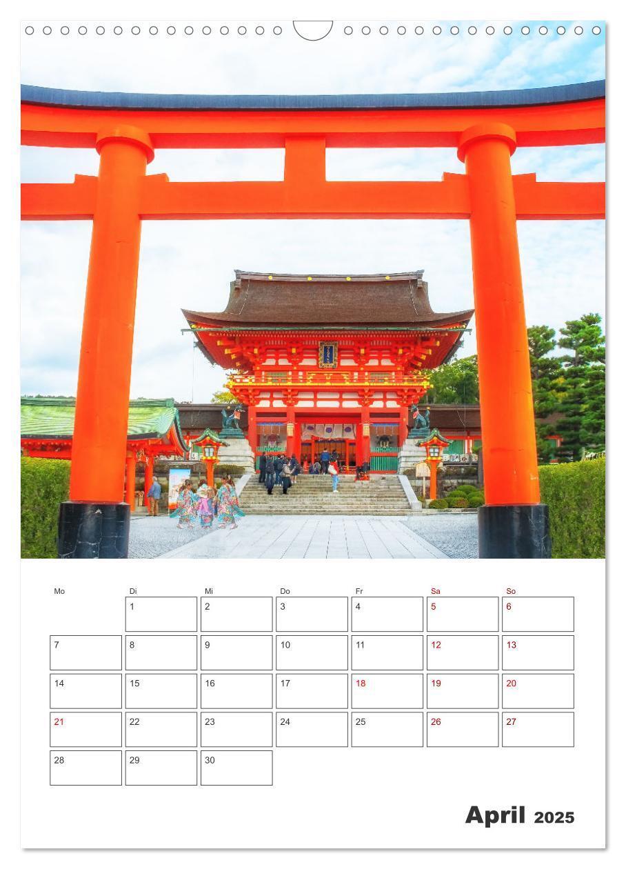 Bild: 9783435696529 | Schreine und Tempel - Heiligtümern in Japan (Wandkalender 2025 DIN...