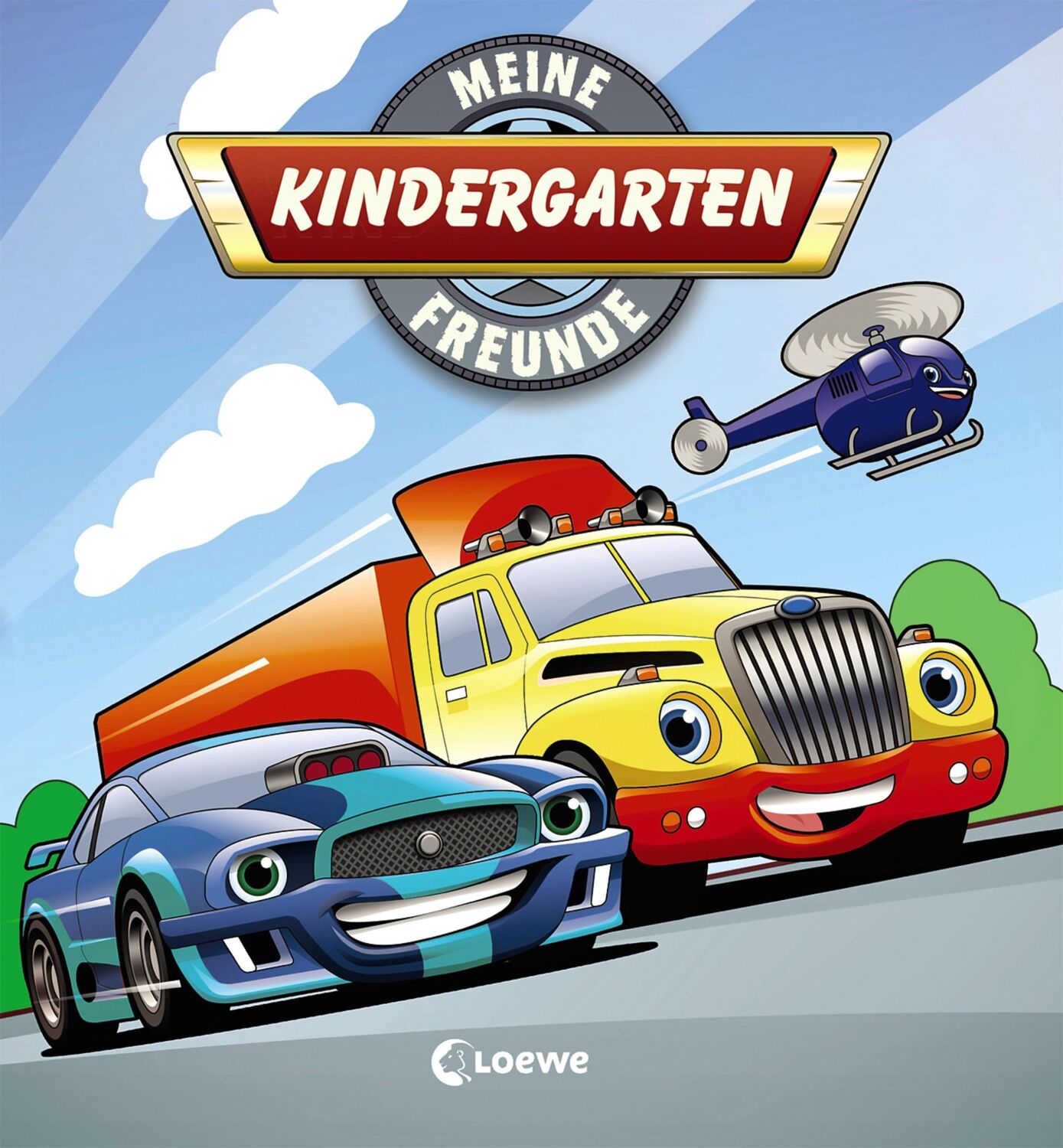 Cover: 9783785587560 | Meine Kindergarten-Freunde (Fahrzeuge) | Loewe Eintragbücher | Buch