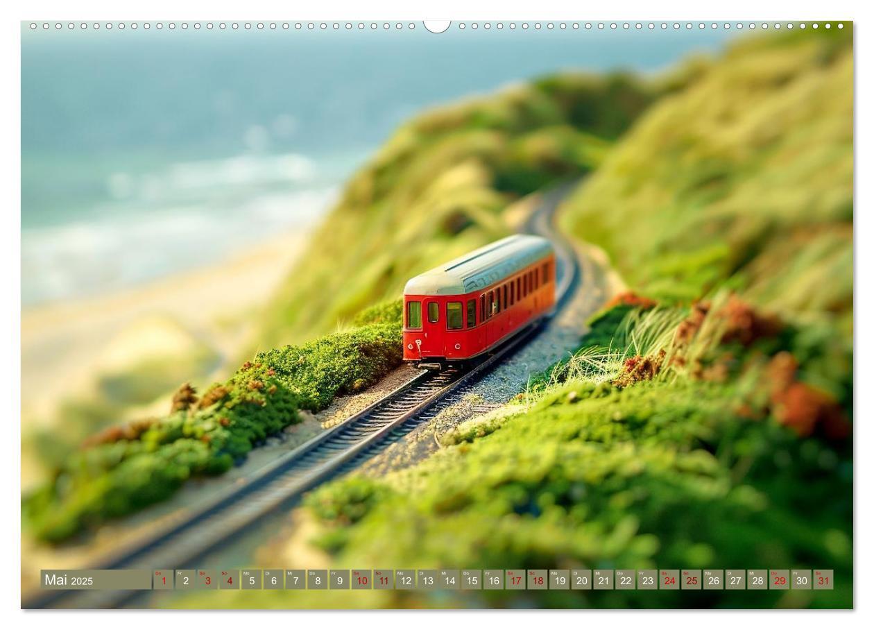 Bild: 9783435940561 | Miniaturwelt Eisenbahn - Zug um Zug ins Abenteuer (Wandkalender...