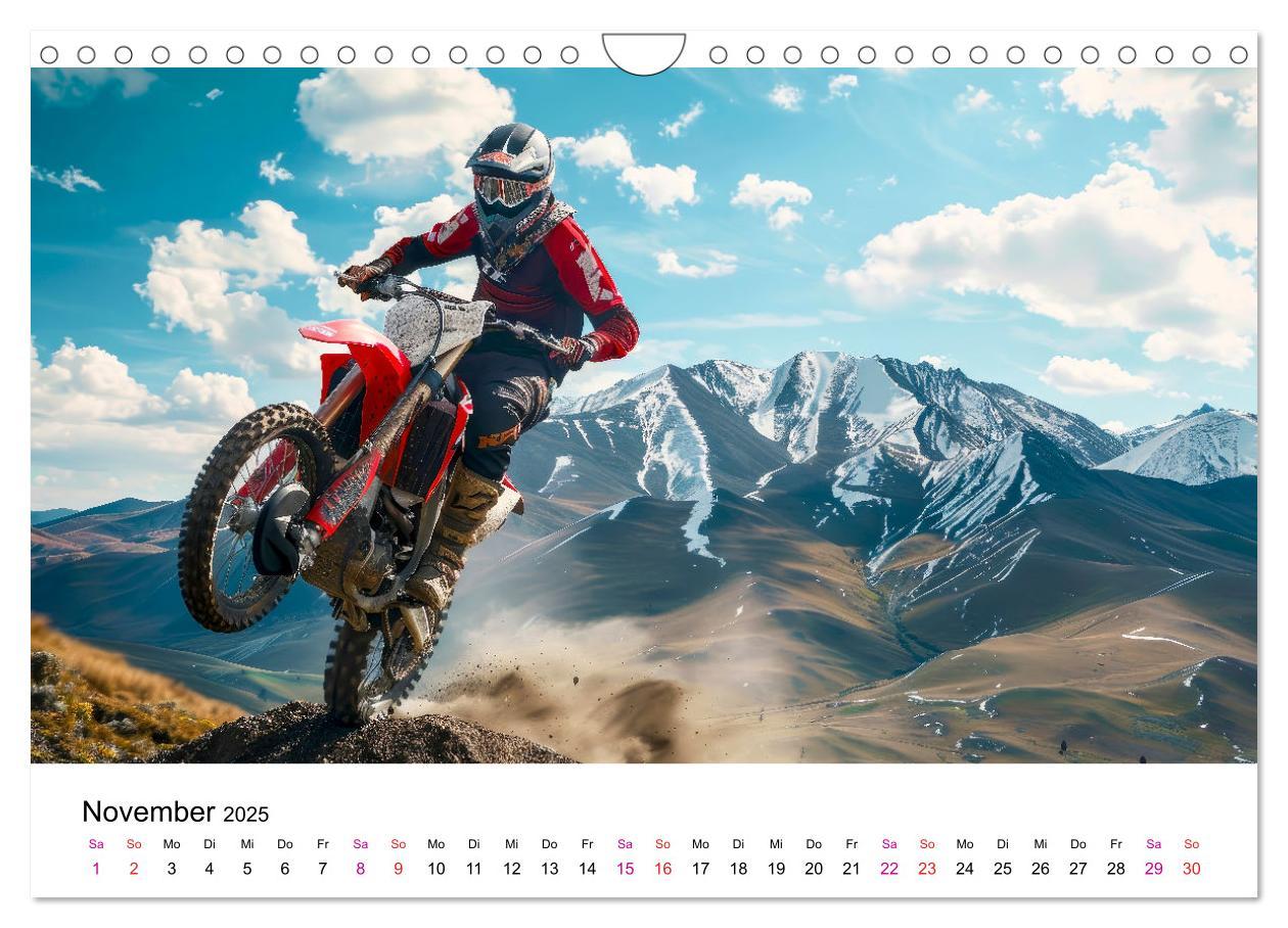 Bild: 9783457147962 | Motocross Erlebnisse (Wandkalender 2025 DIN A4 quer), CALVENDO...