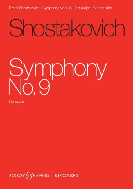 Cover: 9783940982957 | Sinfonie Nr. 9 | op. 70. Orchester. Studienpartitur. | Schostakowitsch