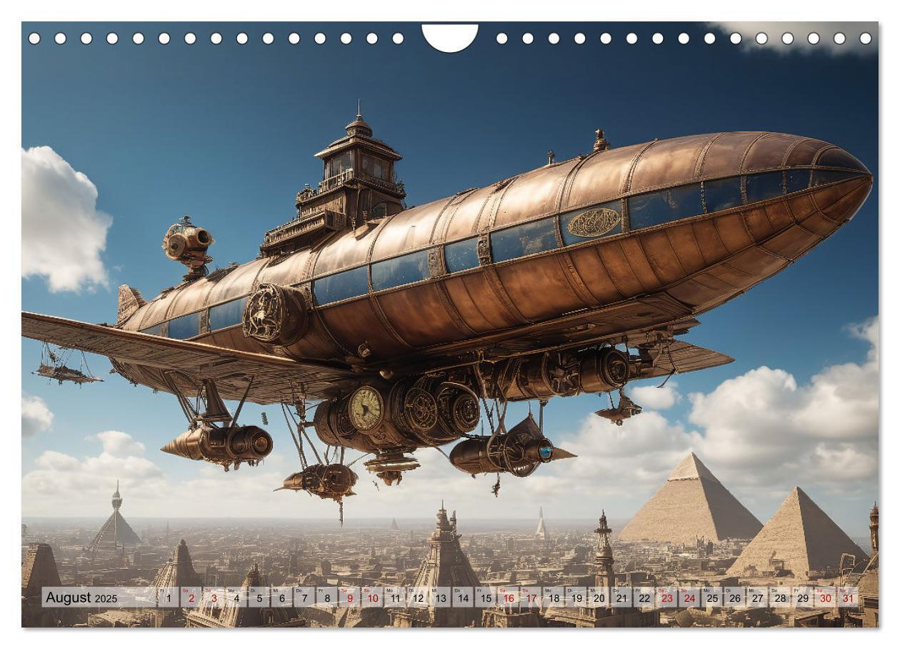 Bild: 9783383791222 | Steampunk - fantastische Fluggeräte (Wandkalender 2025 DIN A4...