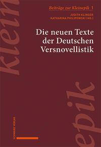 Cover: 9783757401047 | Die neuen Texte der Deutschen Versnovellistik | Judith Klinger (u. a.)