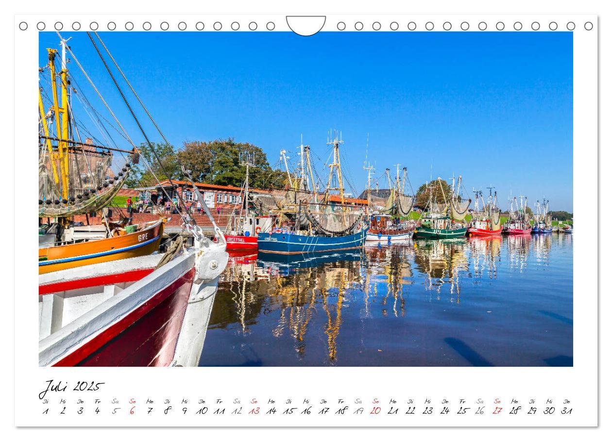 Bild: 9783435490721 | Fischerdorf Greetsiel (Wandkalender 2025 DIN A4 quer), CALVENDO...