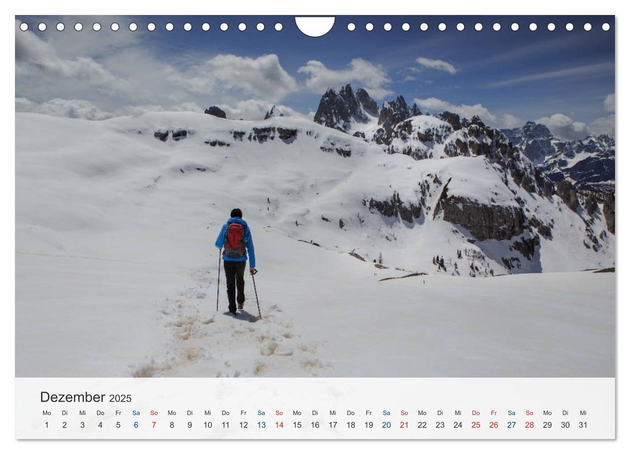 Bild: 9783383786525 | Dolomiten - Rundreise um Drei Zinnen (Wandkalender 2025 DIN A4...