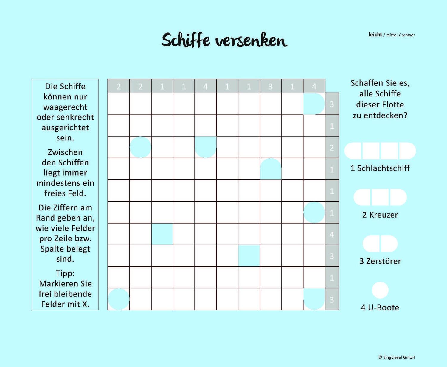 Bild: 9783948106430 | Schiffe versenken. Jetzt ohne Gegner alleine spielen. Der...