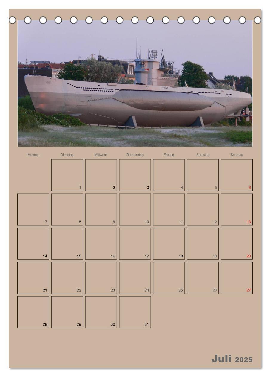 Bild: 9783457068861 | Rund um die Kieler Förde / Planer (Tischkalender 2025 DIN A5 hoch),...