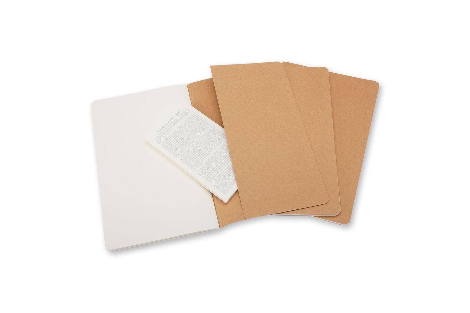 Cover: 9788883705007 | Moleskine Cahier large blanko packpapierbraun DIN A5. 3er Pack | Buch