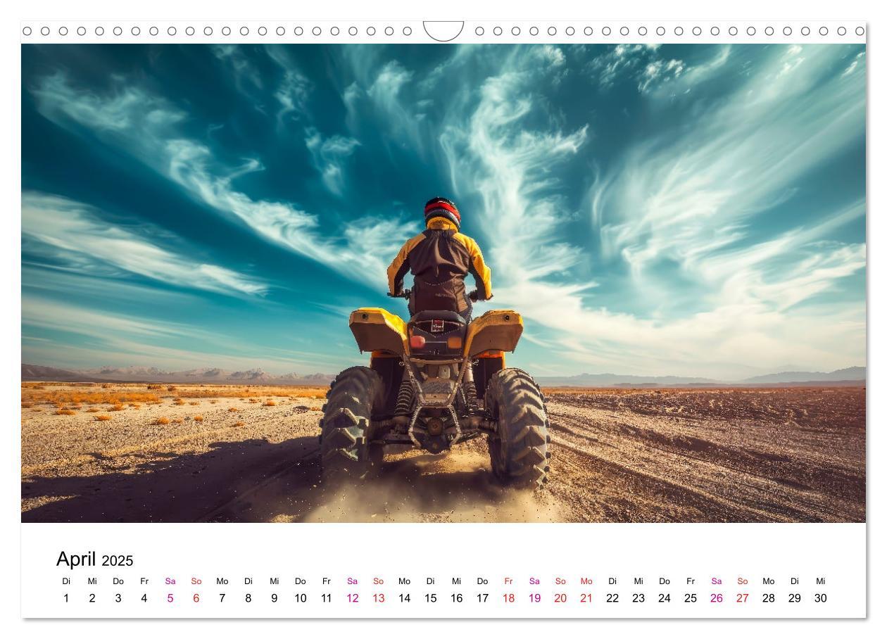 Bild: 9783457146699 | Quad Erlebnisse (Wandkalender 2025 DIN A3 quer), CALVENDO...