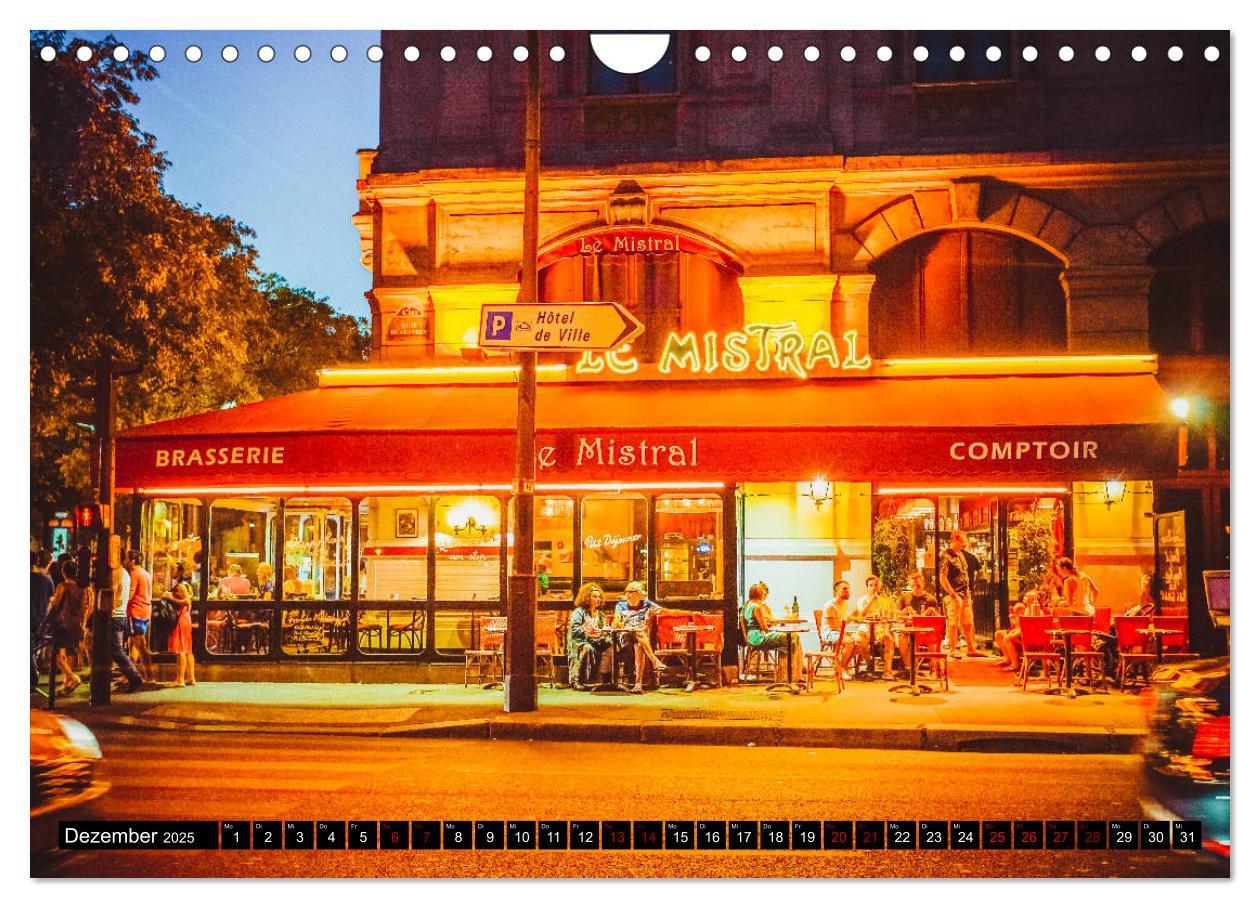 Bild: 9783435366729 | Paris Bistros (Wandkalender 2025 DIN A4 quer), CALVENDO Monatskalender