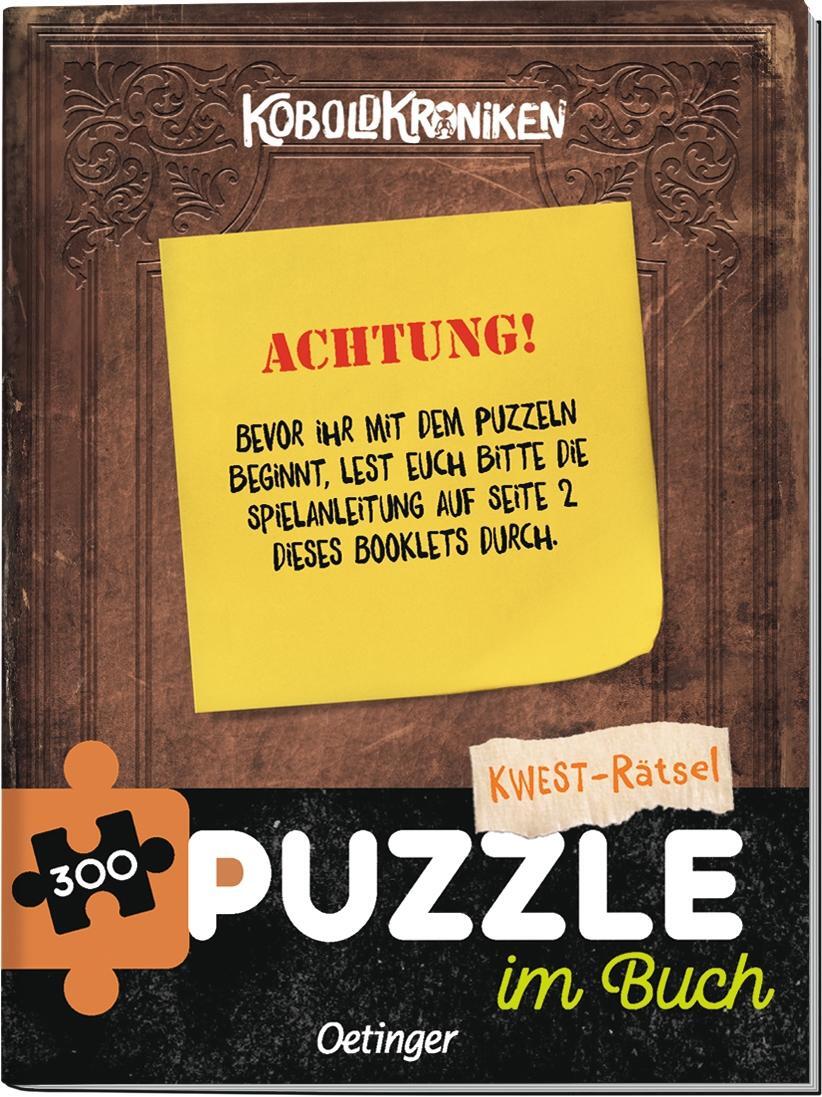 Bild: 4260512185213 | KoboldKroniken. Puzzle im Buch. Kwest-Rätsel. 300 Teile | Bleckmann