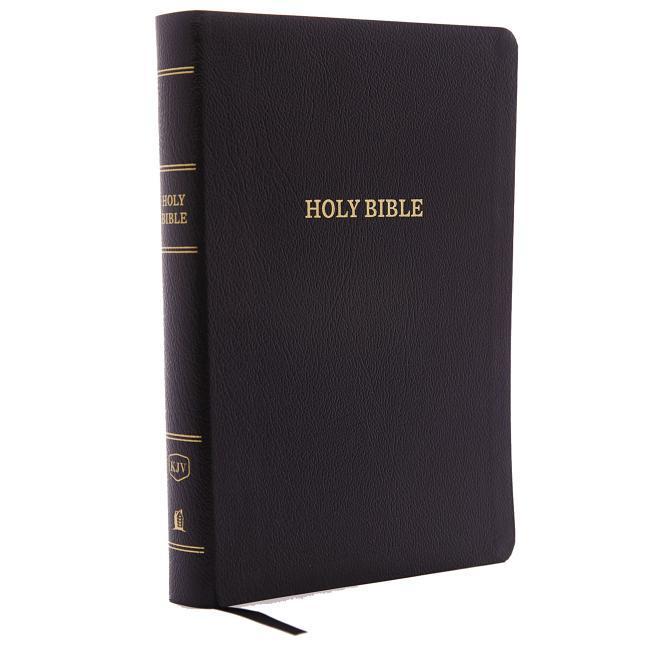 Cover: 9780785215356 | KJV, Reference Bible, Giant Print, Bonded Leather, Black, Red...