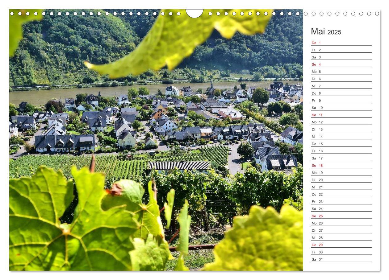 Bild: 9783435548767 | Bildschön - Die Mosel (Wandkalender 2025 DIN A3 quer), CALVENDO...