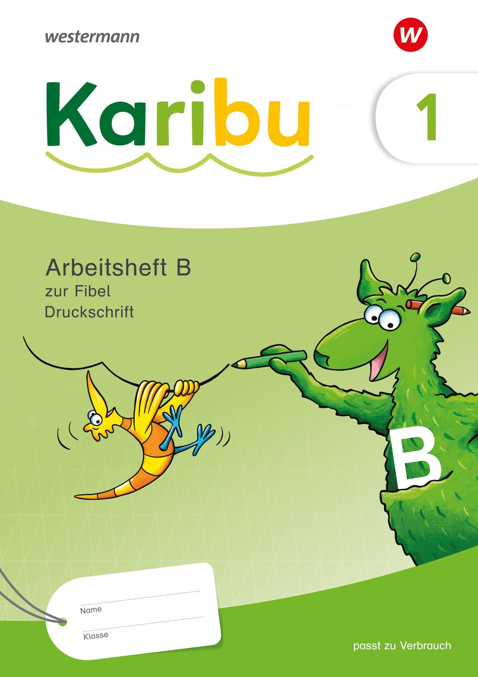 Cover: 9783141292435 | Karibu. Arbeitsheft 1 (B) Druckschrift zur Fibel: Verbrauch | 96 S.