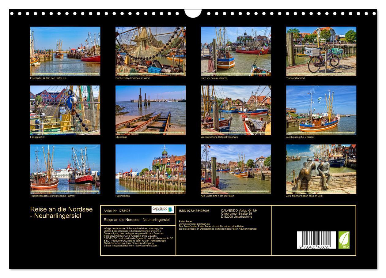 Bild: 9783435436095 | Reise an die Nordsee - Neuharlingersiel (Wandkalender 2025 DIN A3...