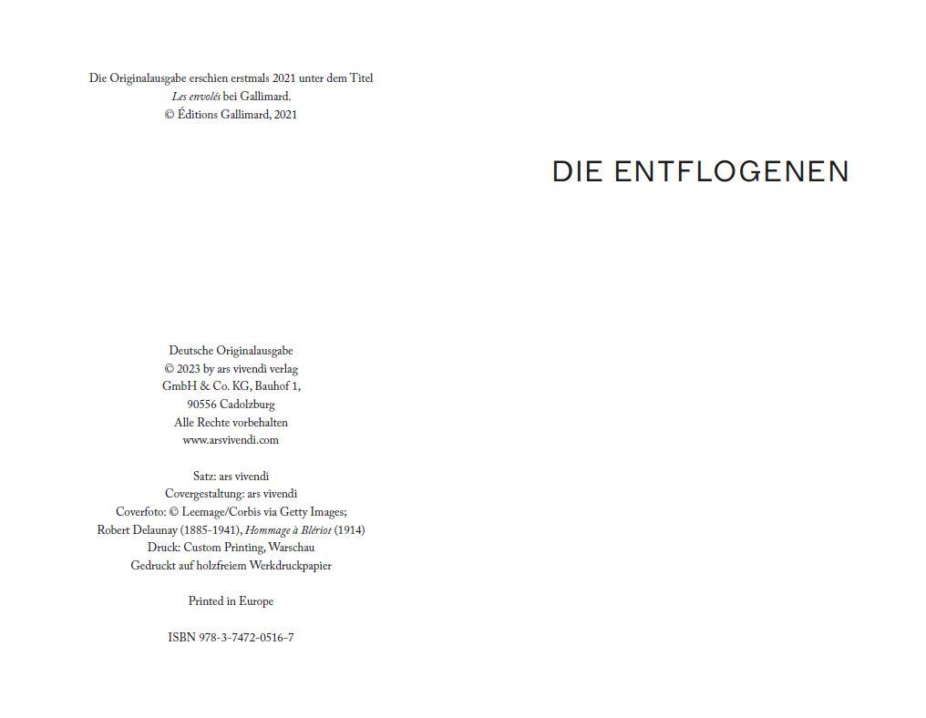 Bild: 9783747205167 | Die Entflogenen | Etienne Kern | Buch | 176 S. | Deutsch | 2023