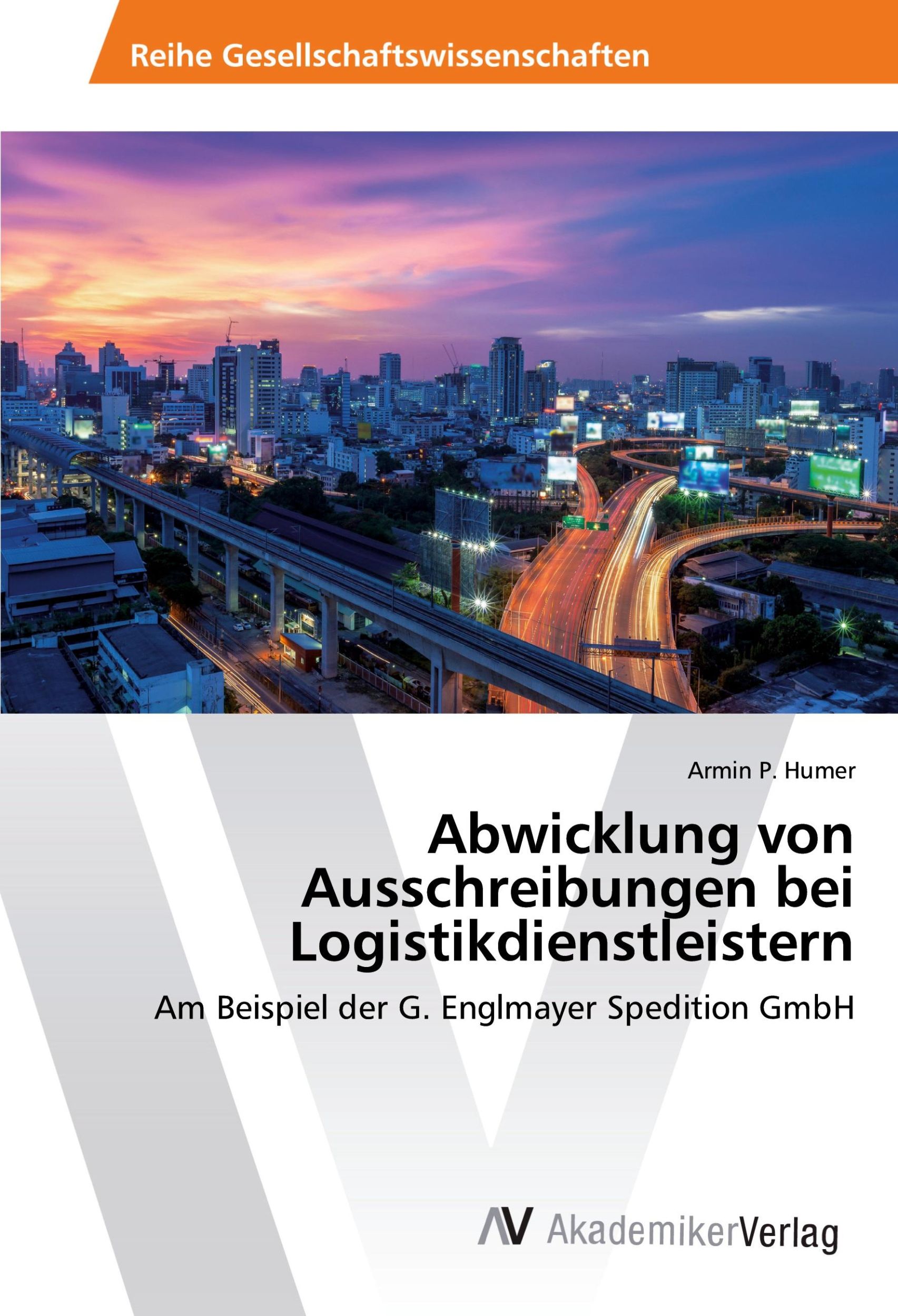 Cover: 9783330514584 | Abwicklung von Ausschreibungen bei Logistikdienstleistern | Humer