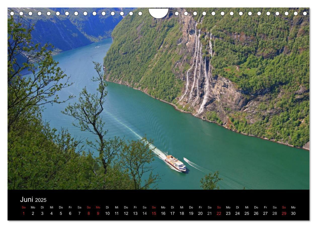 Bild: 9783435795765 | Norwegen 2025 (Wandkalender 2025 DIN A4 quer), CALVENDO Monatskalender