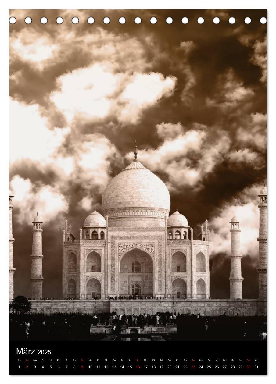 Bild: 9783457020135 | Taj Mahal - Monument der Liebe (Tischkalender 2025 DIN A5 hoch),...