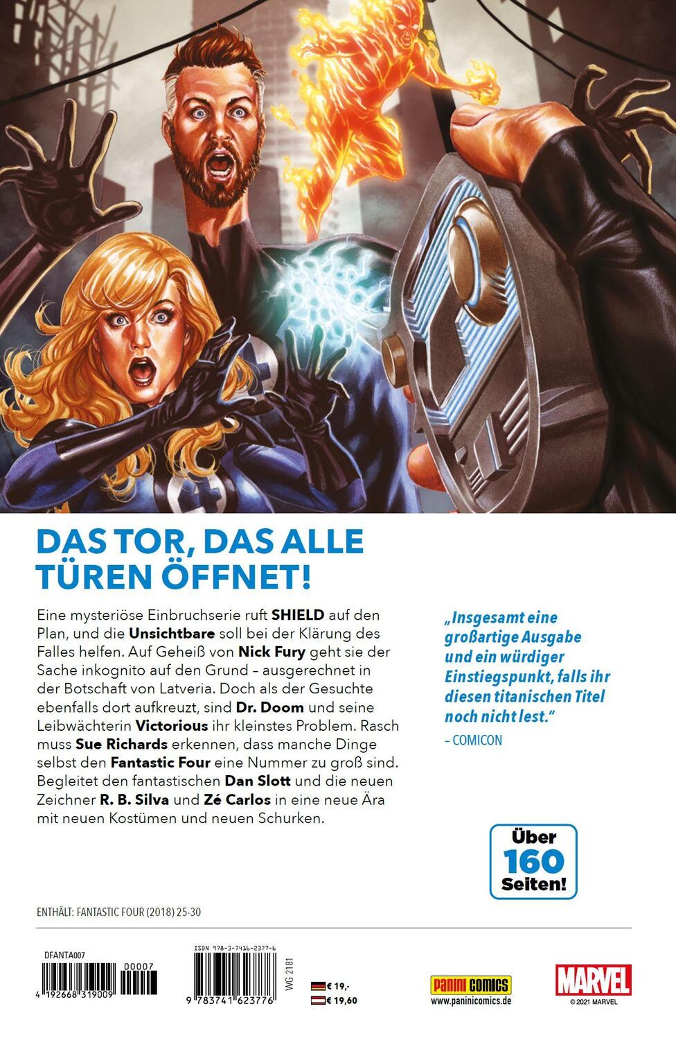 Rückseite: 9783741623776 | Fantastic Four - Neustart | Bd. 7: Das Tor der Ewigkeit | Taschenbuch