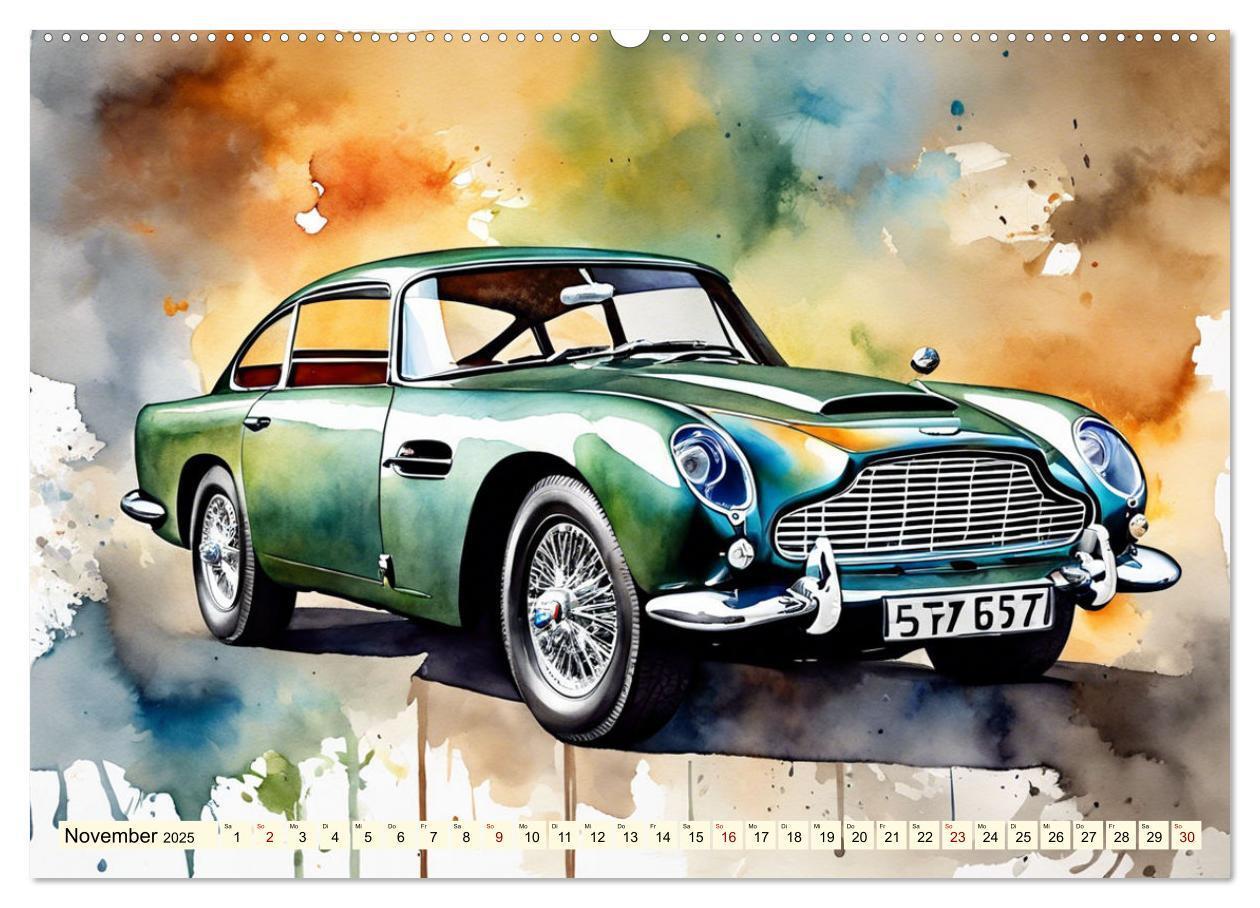 Bild: 9783383812958 | Oldtimer - Kultmodelle aus den 1960er Jahren (Wandkalender 2025 DIN...