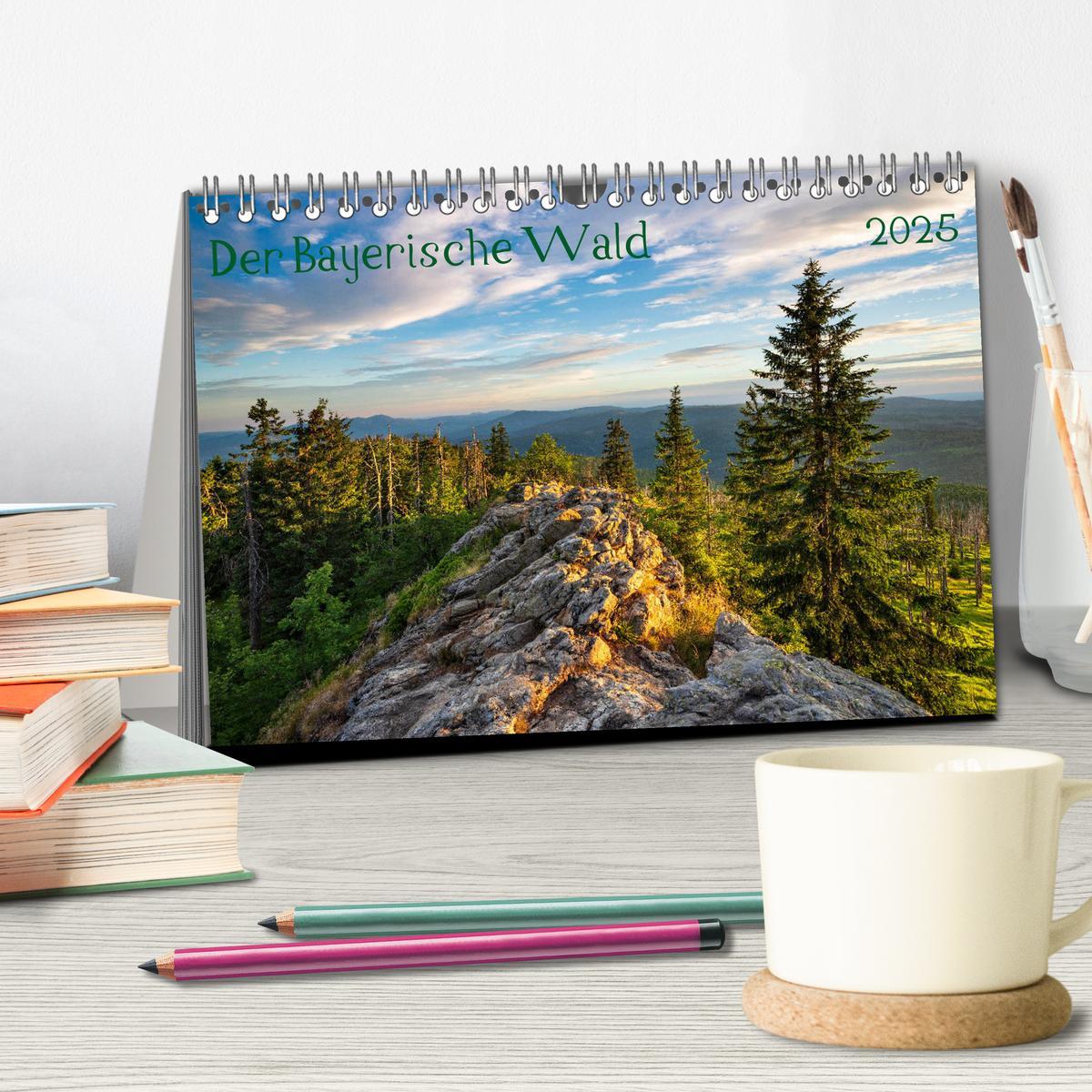 Bild: 9783435192946 | Der Bayerische Wald (Tischkalender 2025 DIN A5 quer), CALVENDO...