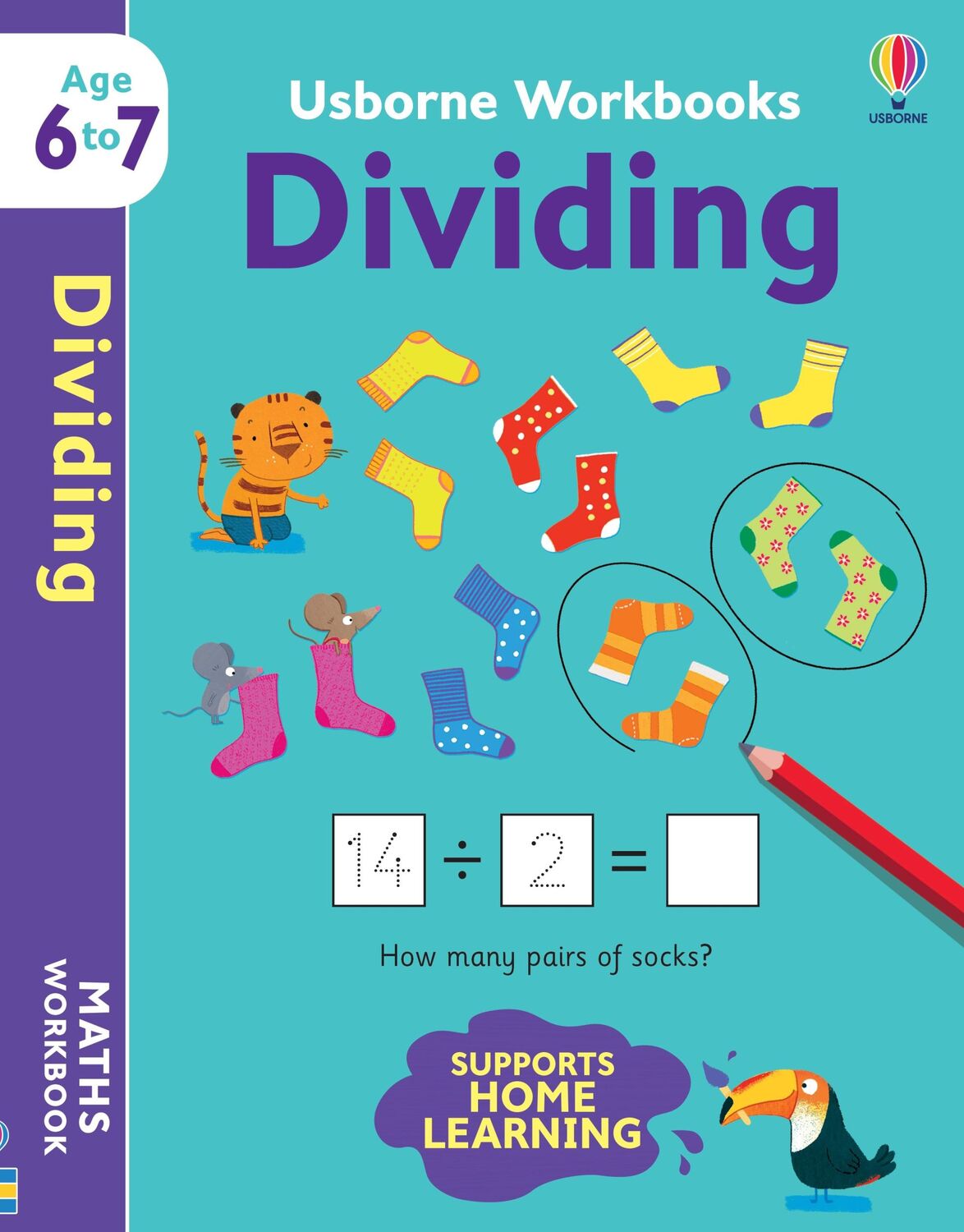 Cover: 9781474991025 | Usborne Workbooks Dividing 6-7 | Holly Bathie | Taschenbuch | Englisch