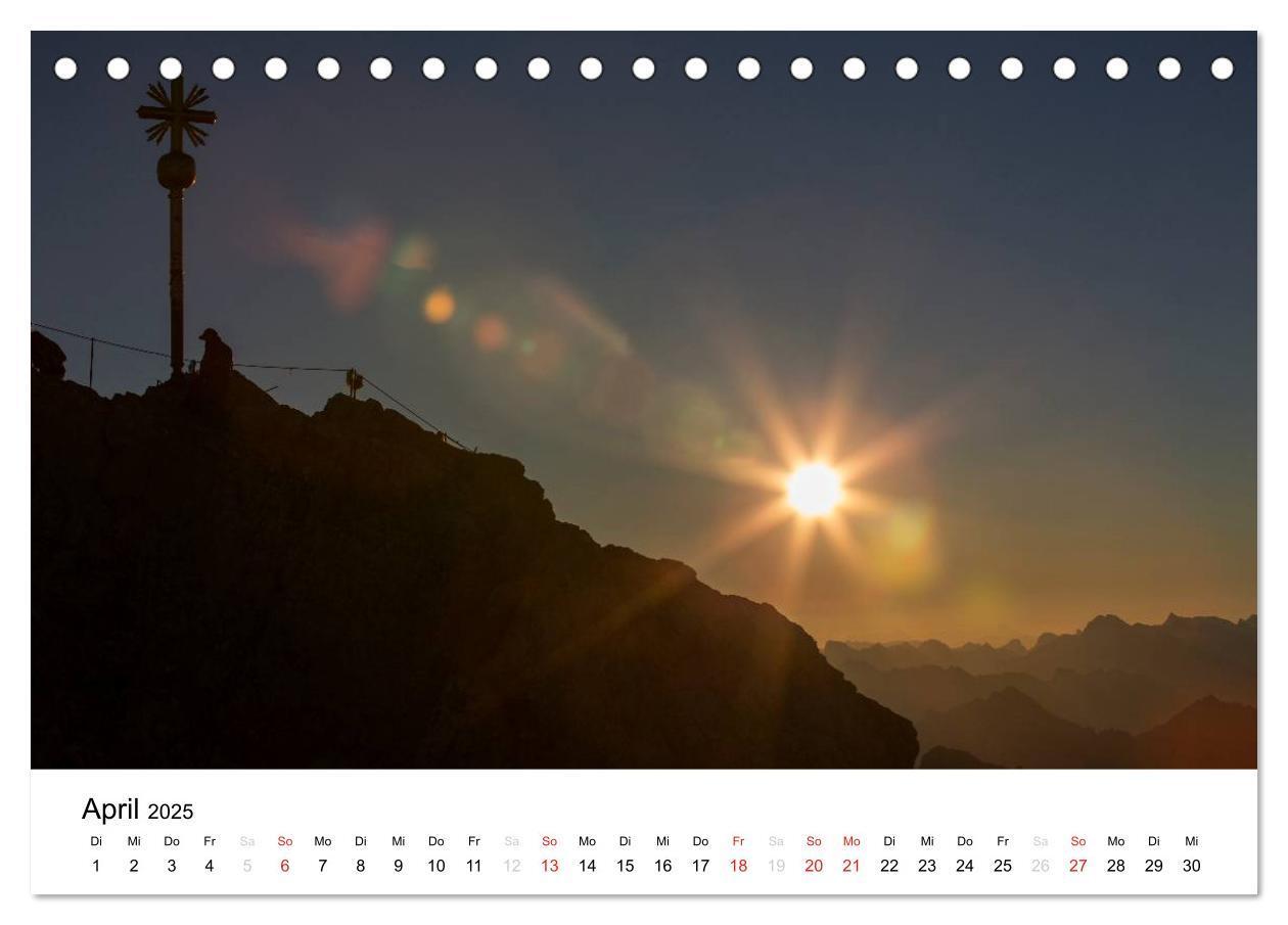 Bild: 9783435586165 | Zugspitz-Impressionen (Tischkalender 2025 DIN A5 quer), CALVENDO...