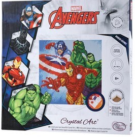 Cover: 5055865498764 | Craft Buddy CAK-MCU940M - Crystal Art Canvas Kit, Marvel...