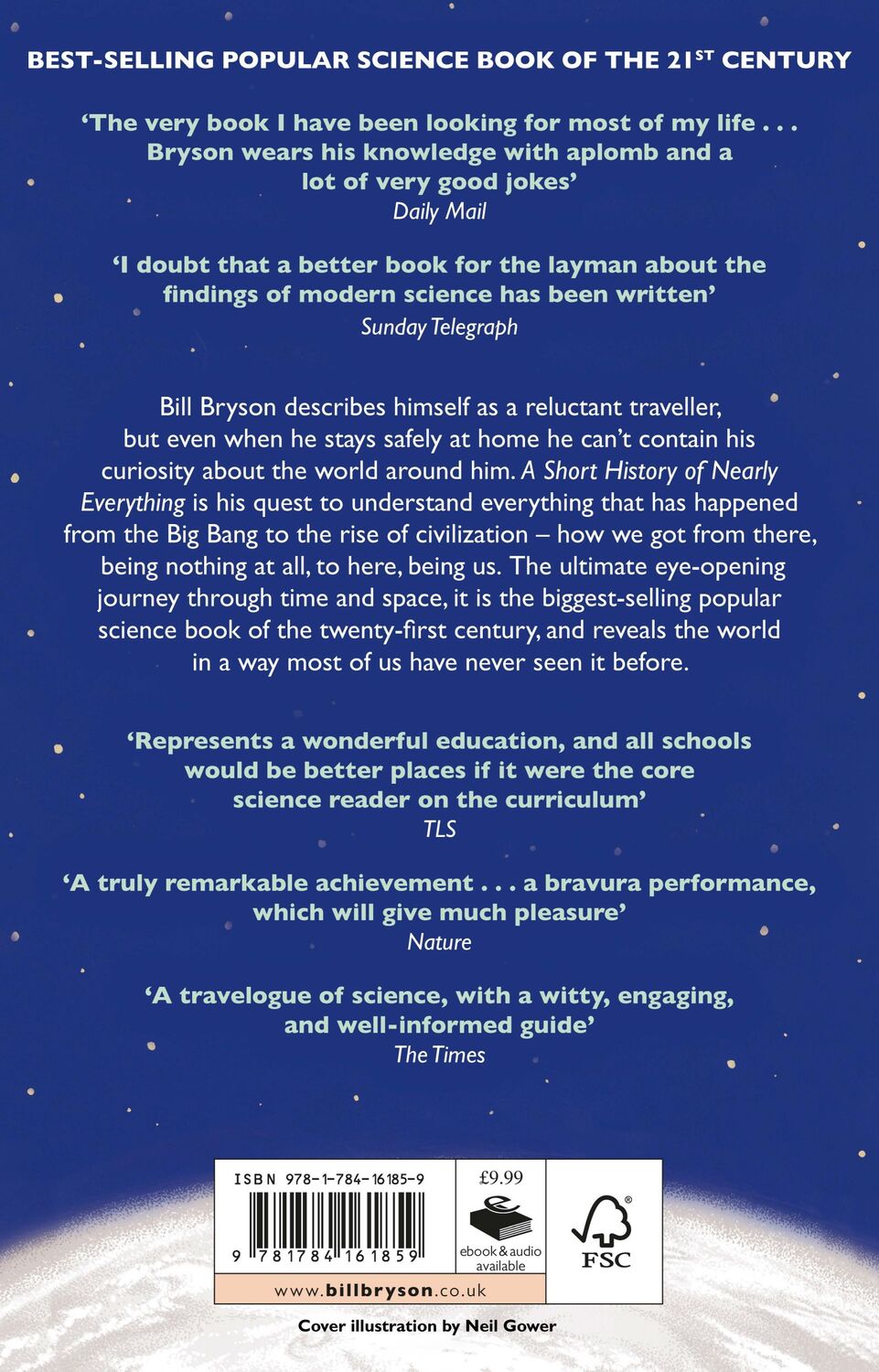 Rückseite: 9781784161859 | A Short History of Nearly Everything | Bill Bryson | Taschenbuch