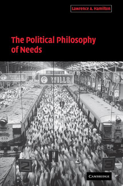 Cover: 9780521034043 | The Political Philosophy of Needs | Lawrence A. Hamilton | Taschenbuch