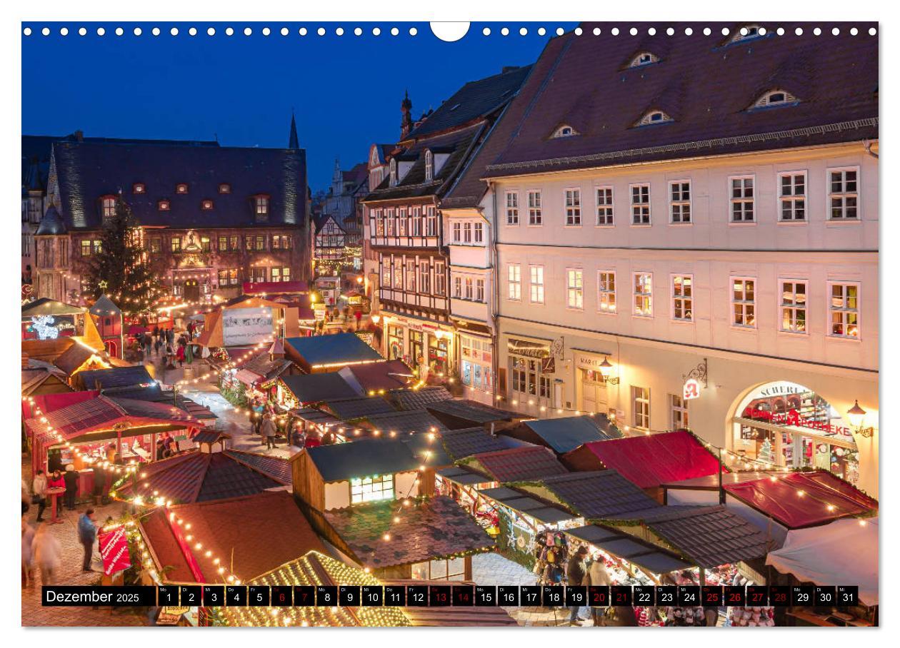 Bild: 9783435222711 | Fachwerkstadt Quedlinburg (Wandkalender 2025 DIN A3 quer), CALVENDO...