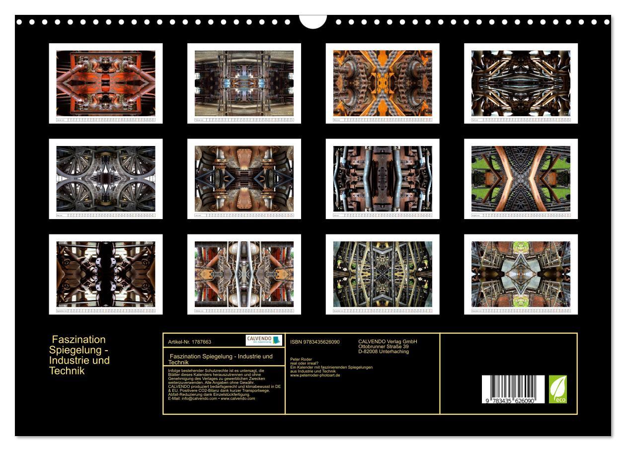 Bild: 9783435626090 | Faszination Spiegelung - Industrie und Technik (Wandkalender 2025...