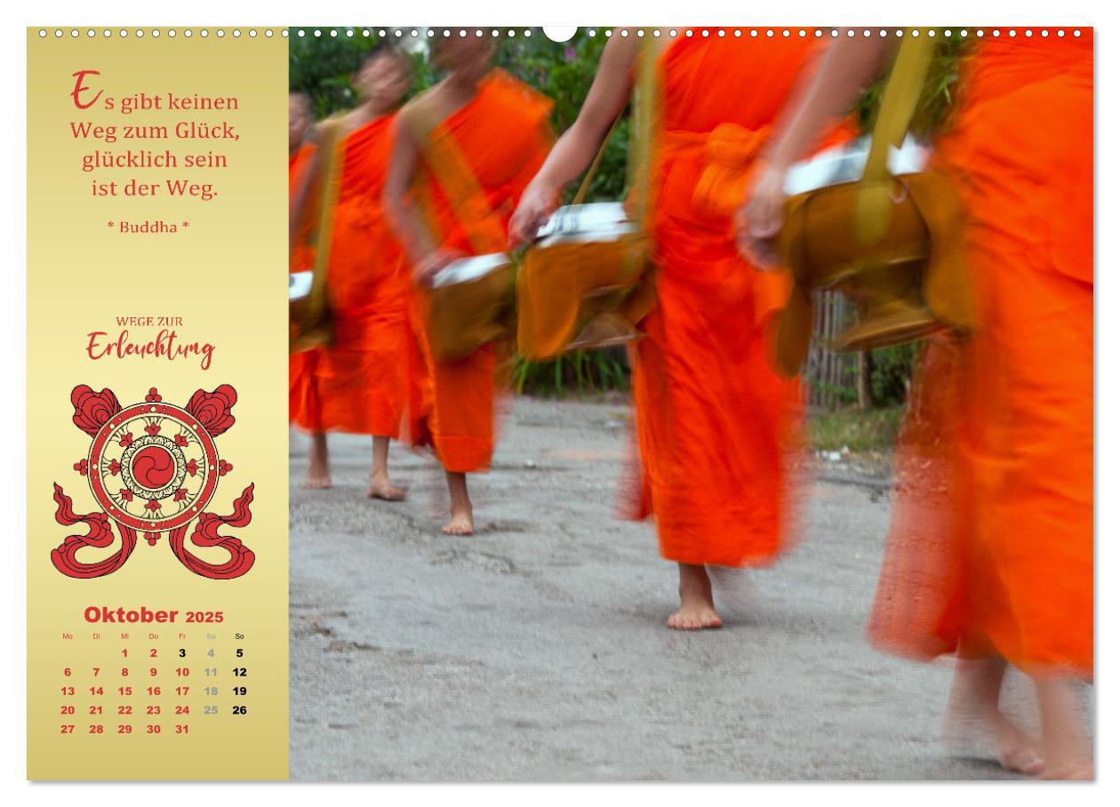 Bild: 9783383907463 | Buddhistische Weisheiten - Wege zur Erleuchtung (Wandkalender 2025...