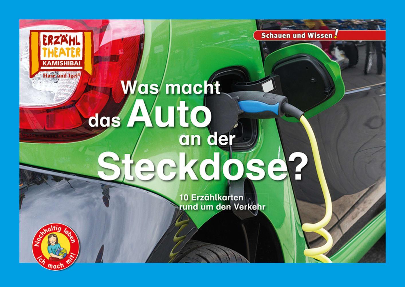 Cover: 4260505831868 | Was macht das Auto an der Steckdose? / Kamishibai Bildkarten | Küntzel