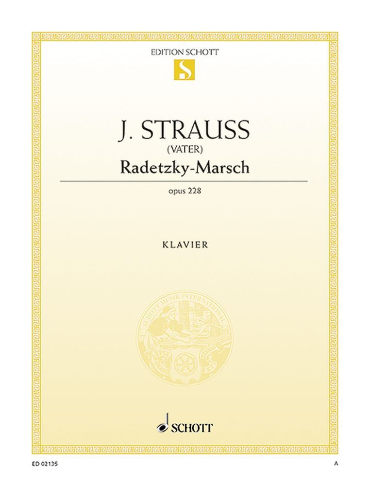 Cover: 9790001087988 | Radetzky-Marsch D-Dur | Johann Strauß | Buch | 4 S. | Deutsch | 1983